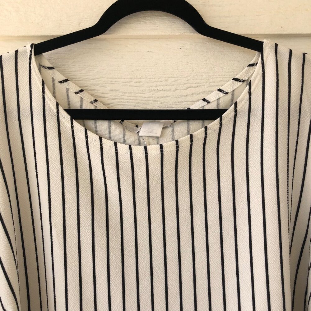 Moa Moa Women’s Summer Top Size 3X Flare Ruffle Sleeve Back Bow Detail - Picture 5 of 14